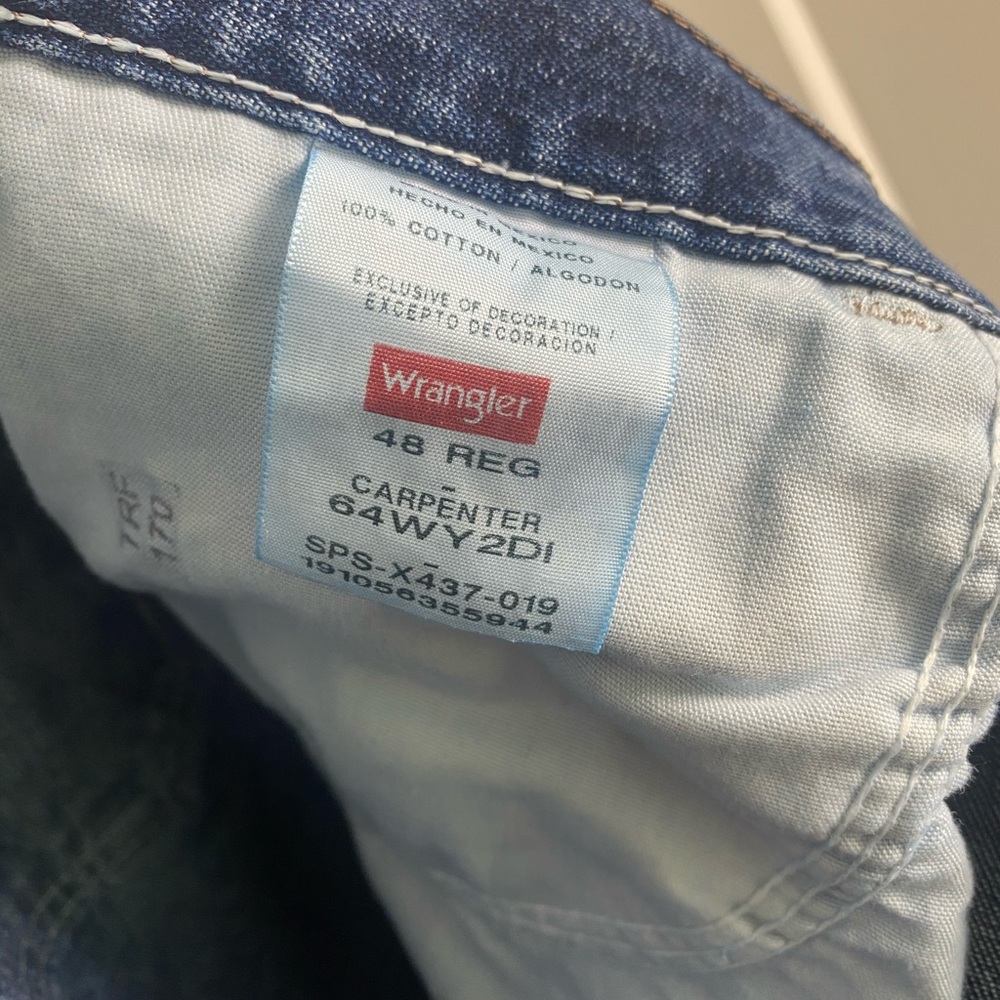 Wrangler Carpenter Denim Jean Shorts sz 48 - Picture 2 of 6